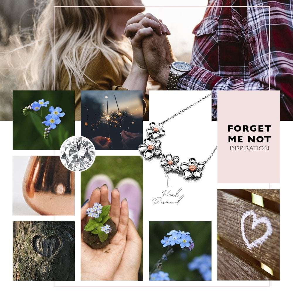 Hot Diamonds Forget Me Not Pendant