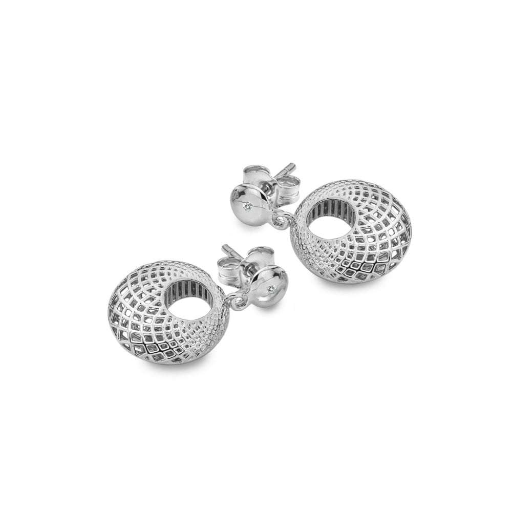 Hot Diamonds Quest Filigree Circle Earrings