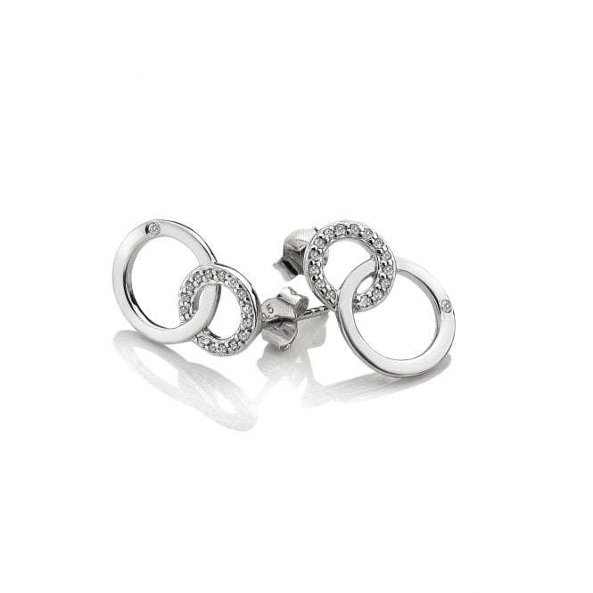 Hot Diamonds Striking Interlocking Earrings