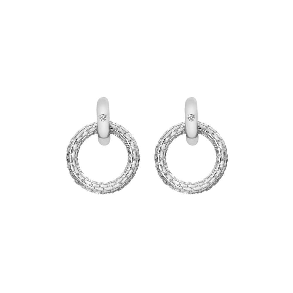Hot Diamonds Woven Earring