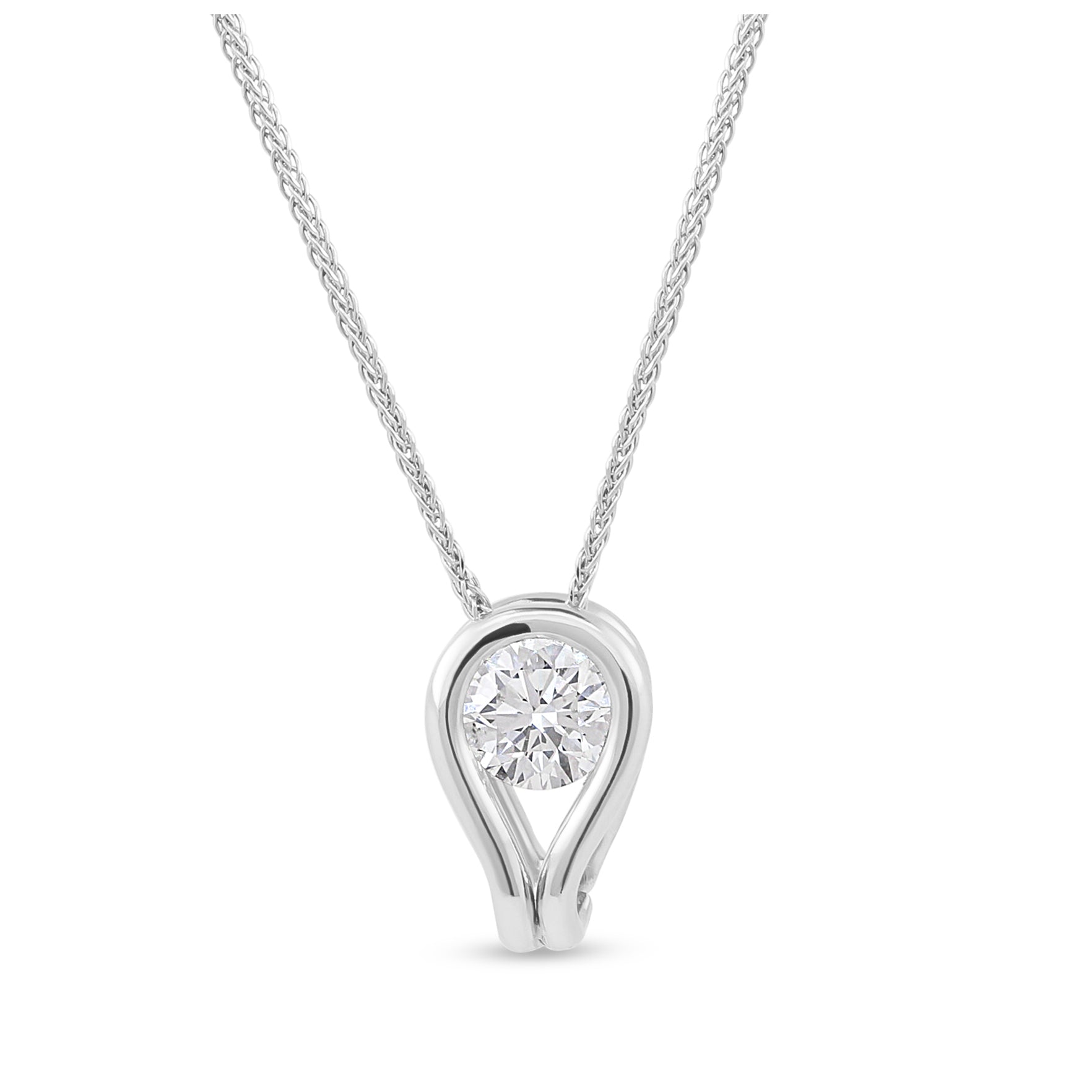 Platinum Diamond Pendant