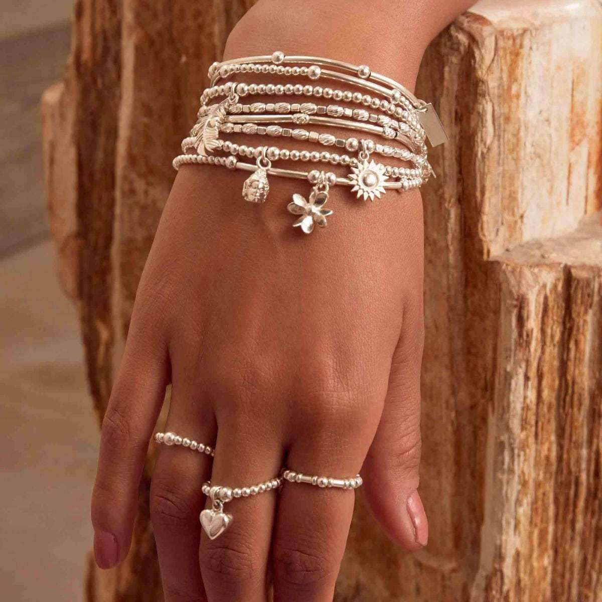 Chlobo Mini Ring Puffed Heart Medium