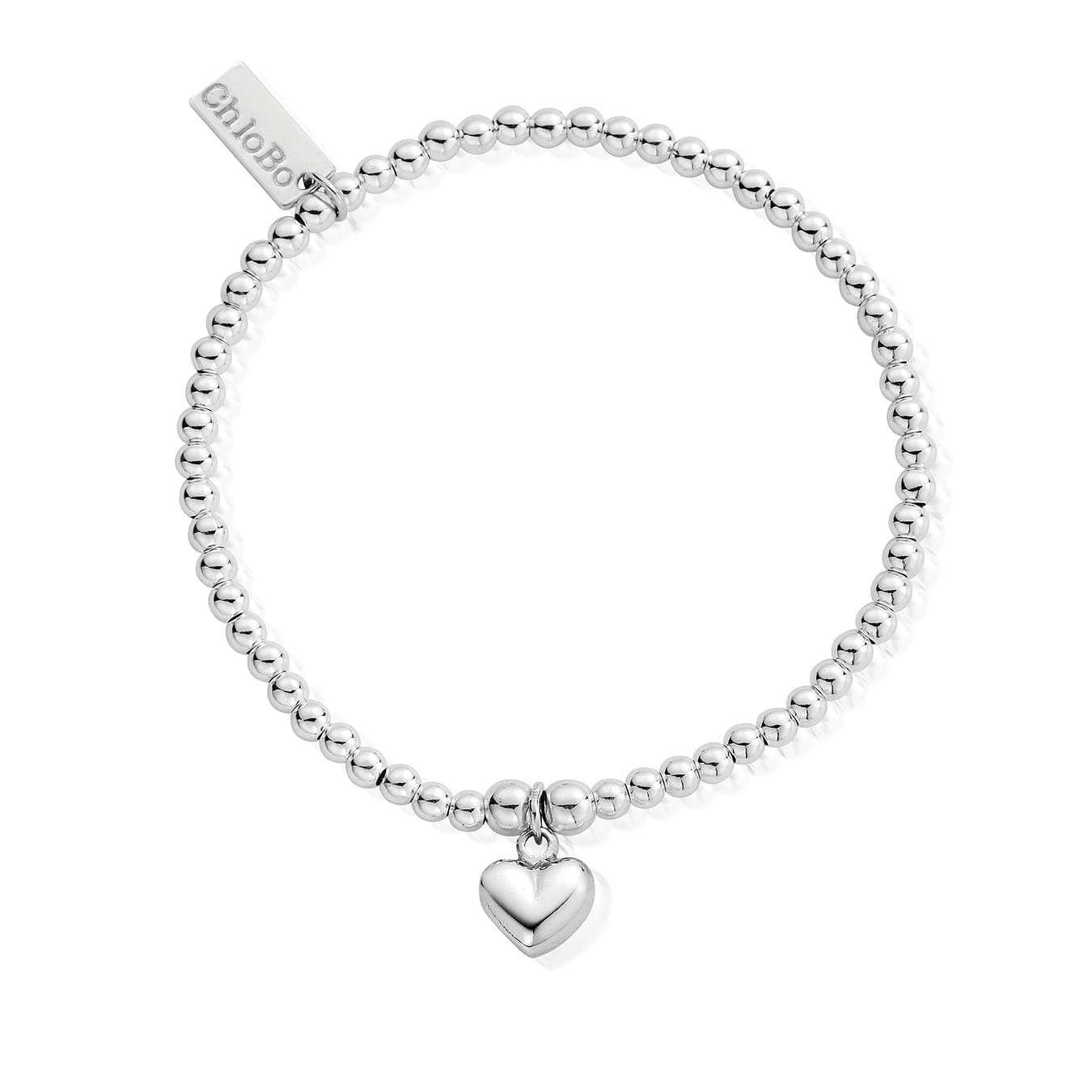 Chlobo Cute Charm Puffed Heart Bracelet