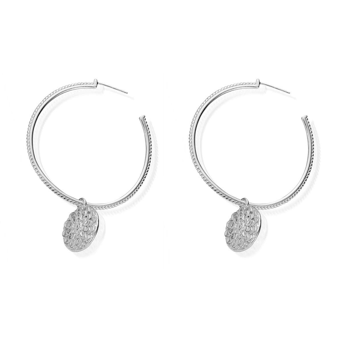 Chlobo Moonflower Hoop Earrings