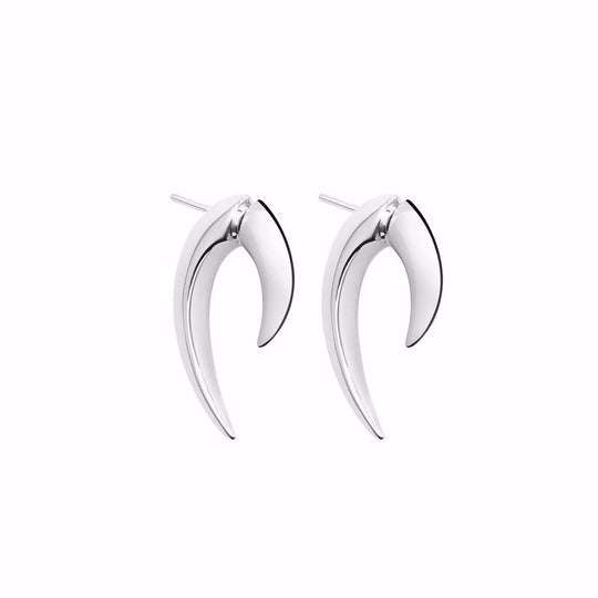 SILVER TALON EARRINGS