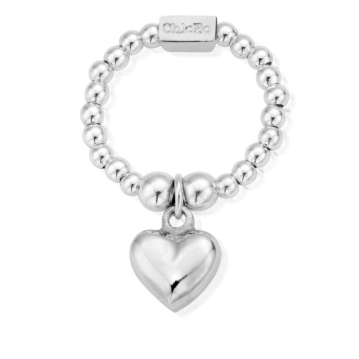 Chlobo Mini Ring Puffed Heart Medium