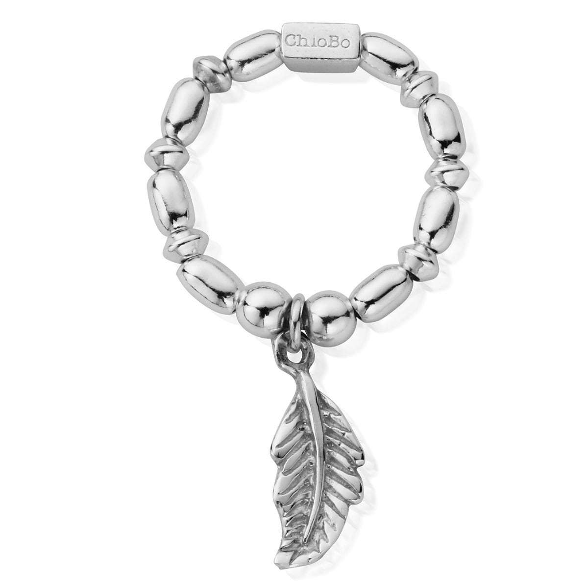 Chlobo Mini Rice Feather Ring Medium
