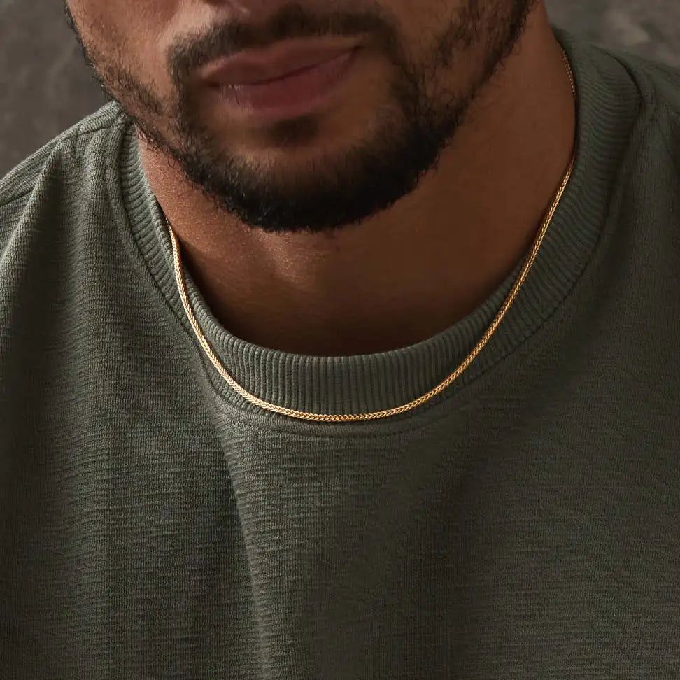 Men's Fox Tail Chain Necklace