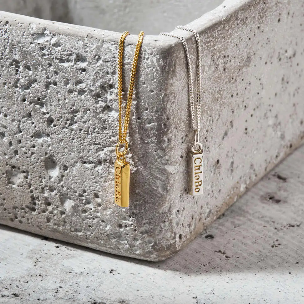 Men's Curb Chain ChloBo Ingot Necklace