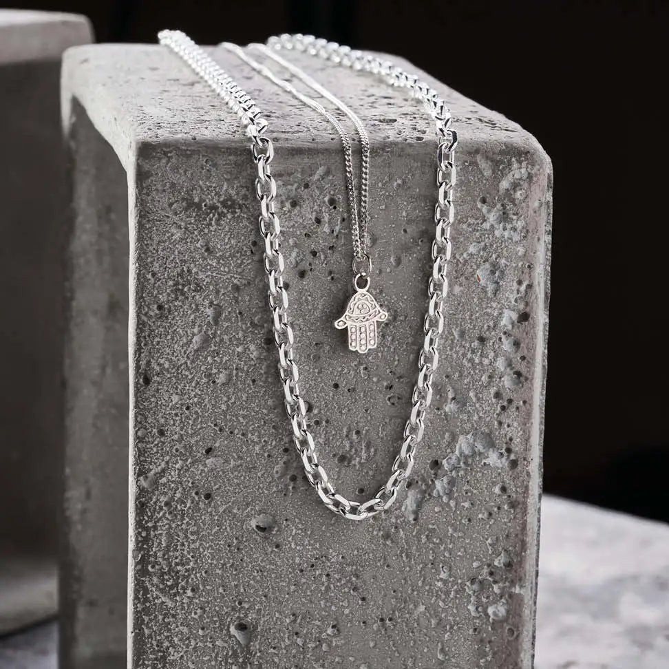 Men's Anchor Chain Necklace