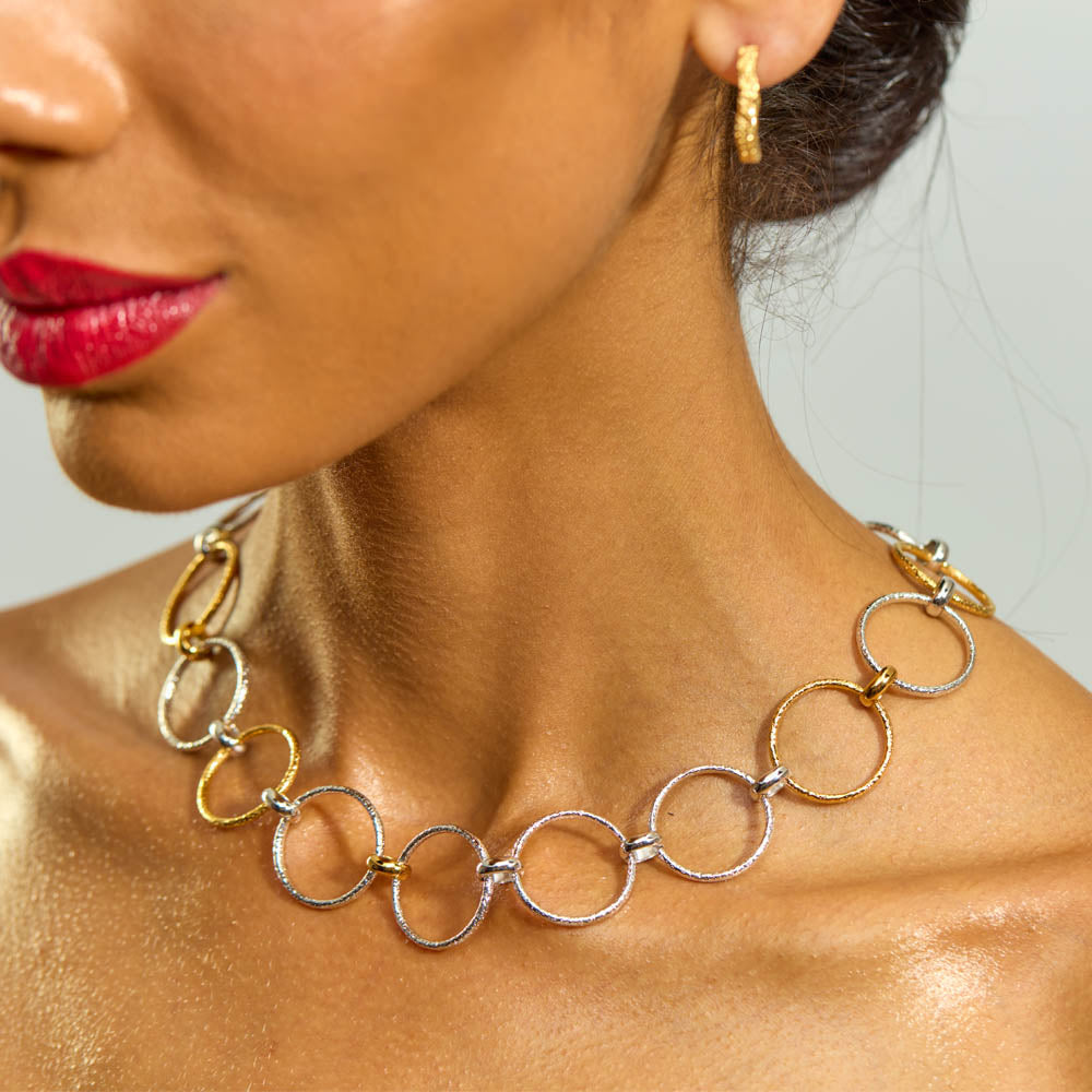 Multi Finish Hula Necklace