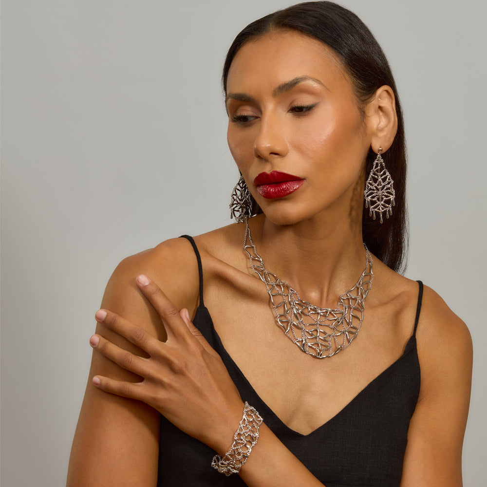 Element Web Earrings