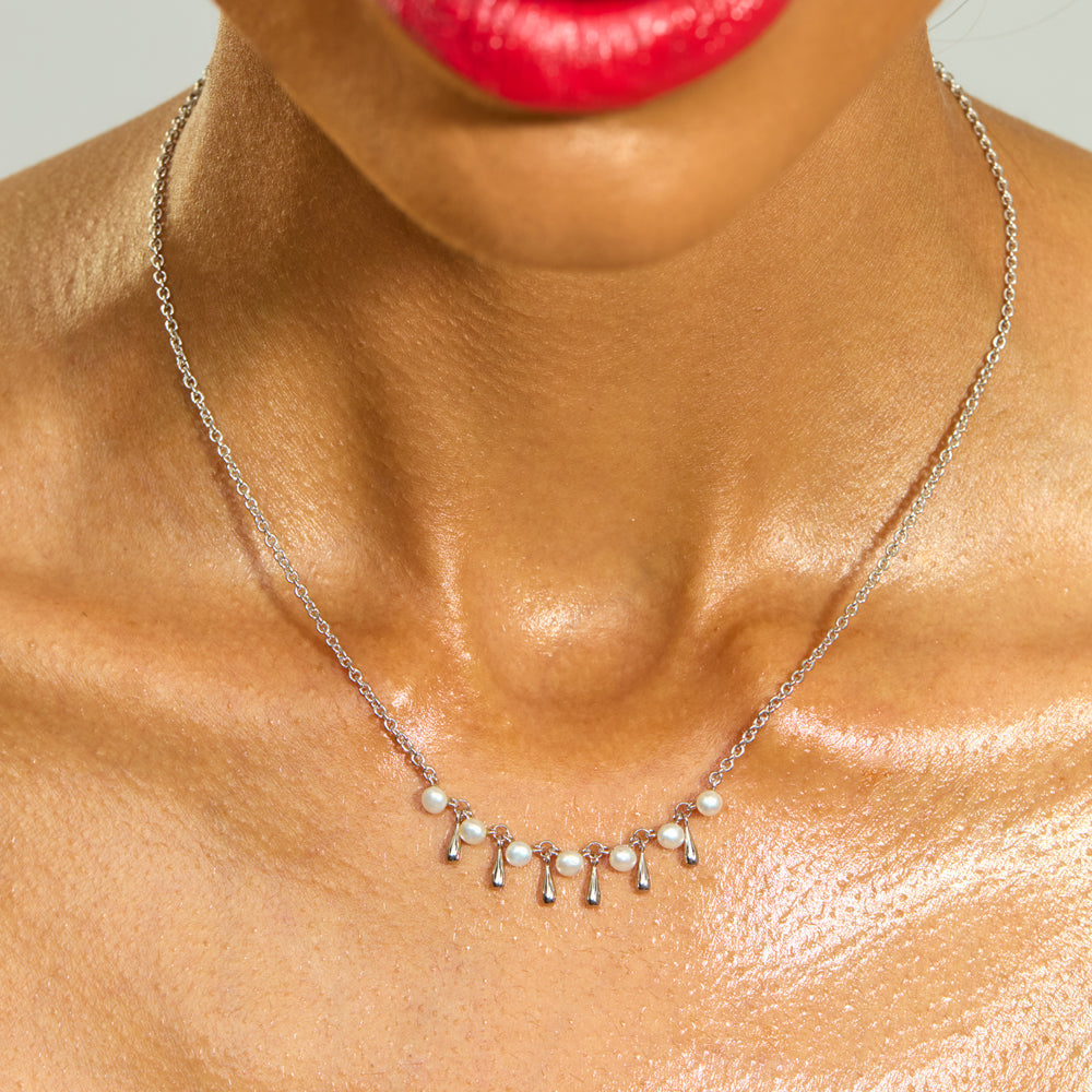 Royal Pearl Drop Necklace