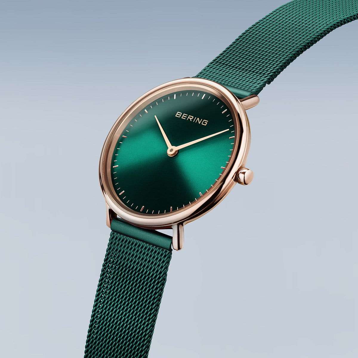 Bering Ultra Slim polished rose gold