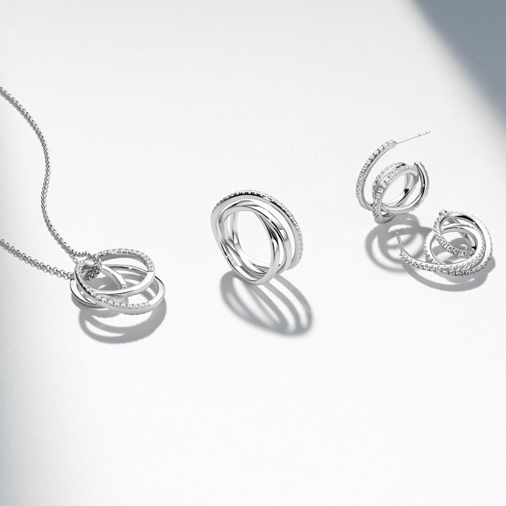 Sif Jakobs Sterling Silver Necklace Spirale