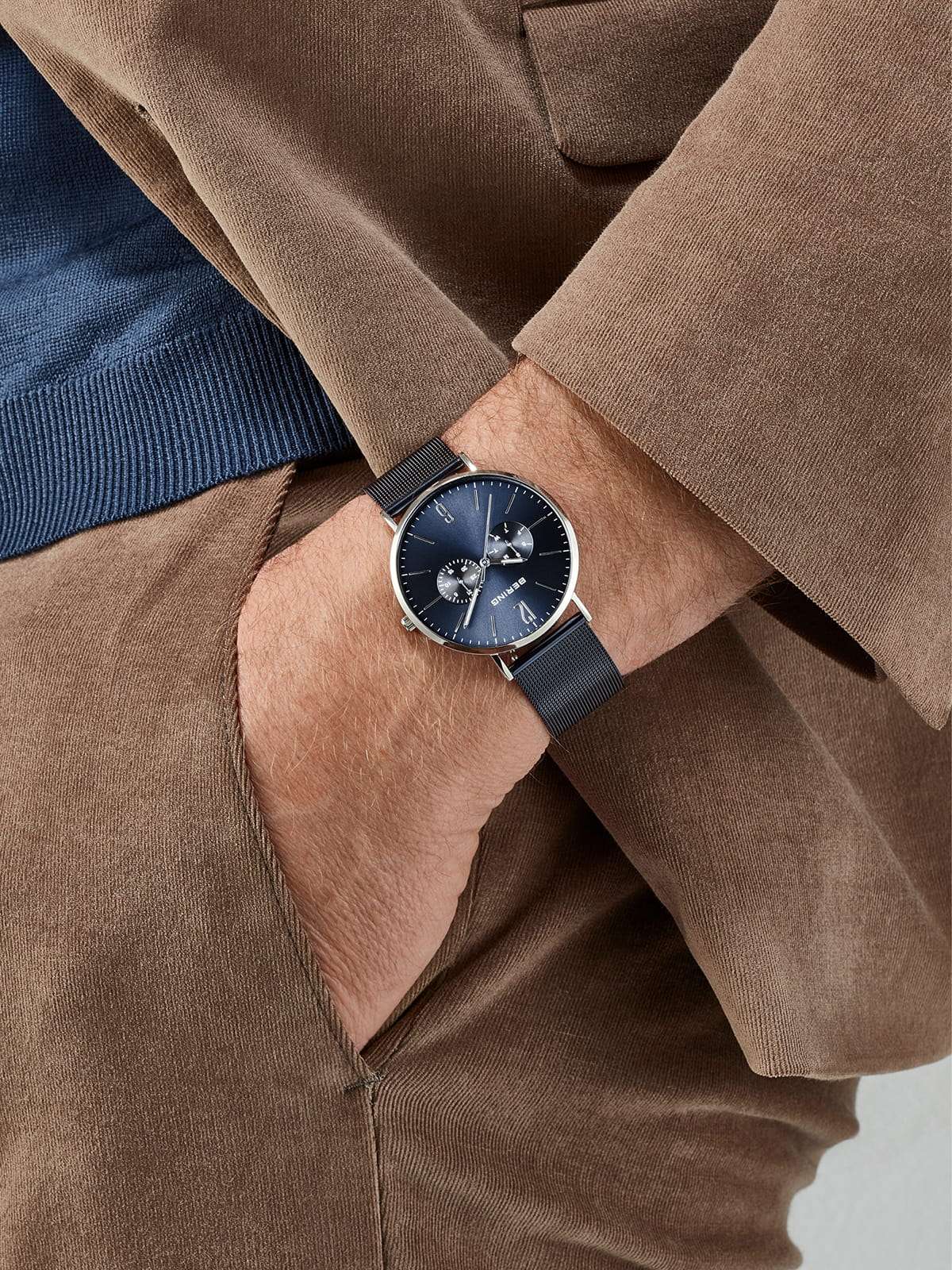Bering Classic polished silver