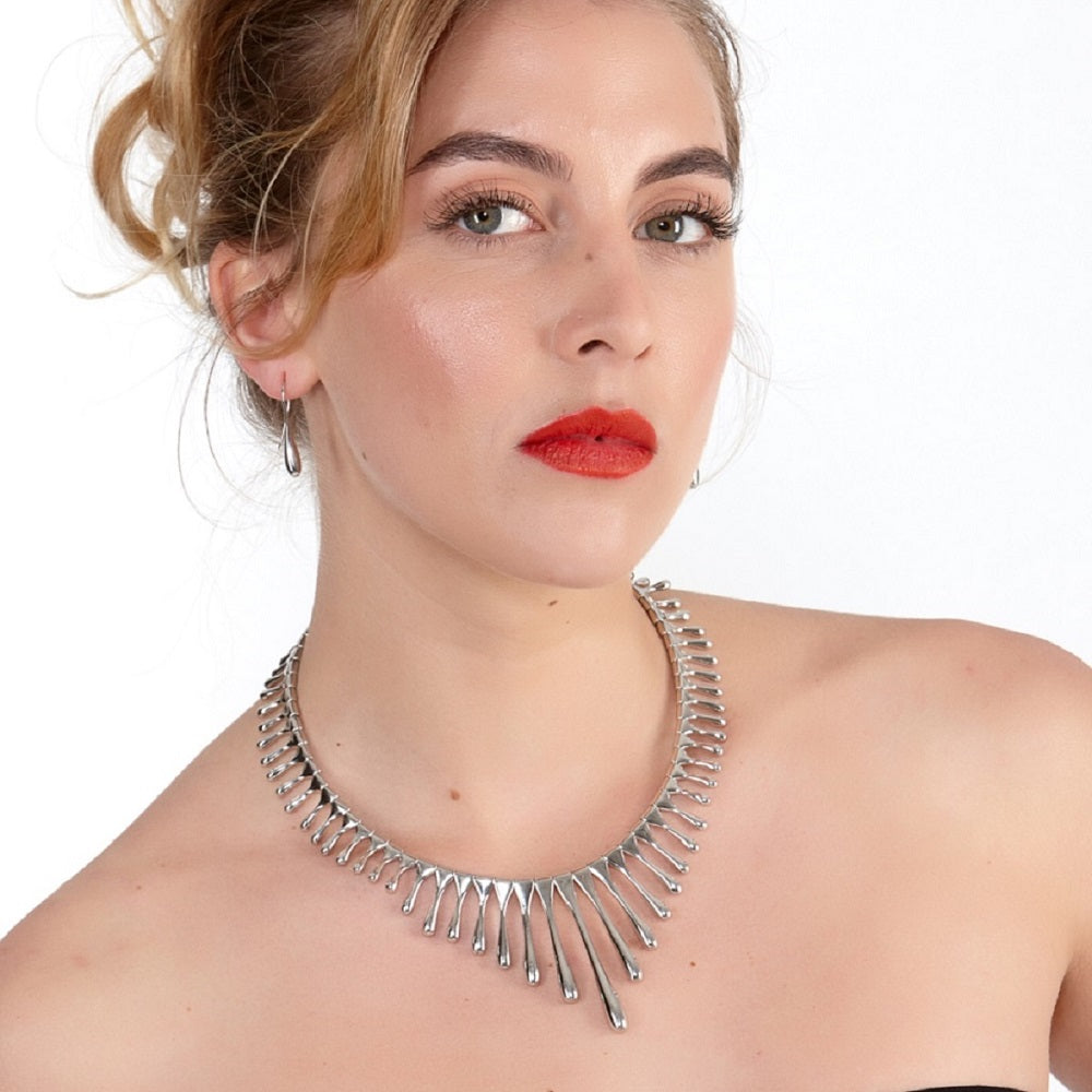 Sunray Drop Necklace