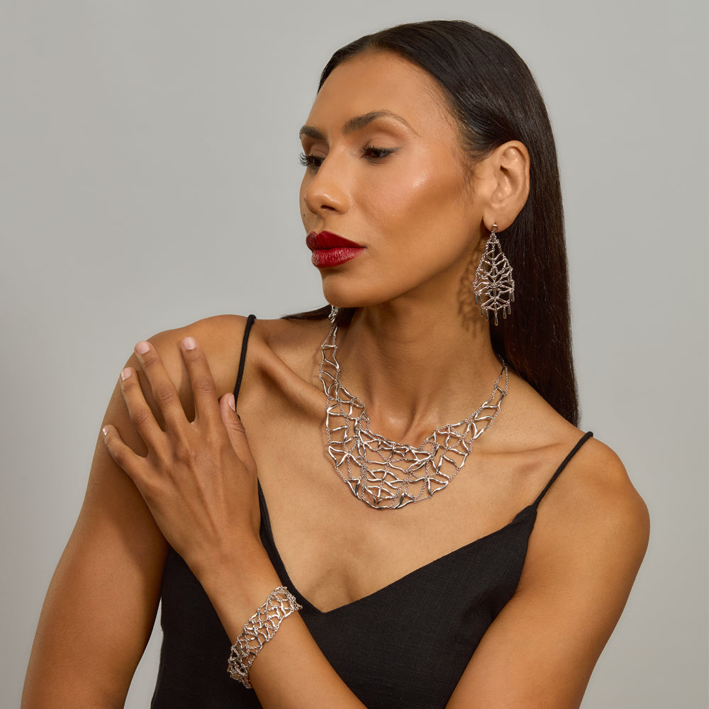 Element Web Earrings