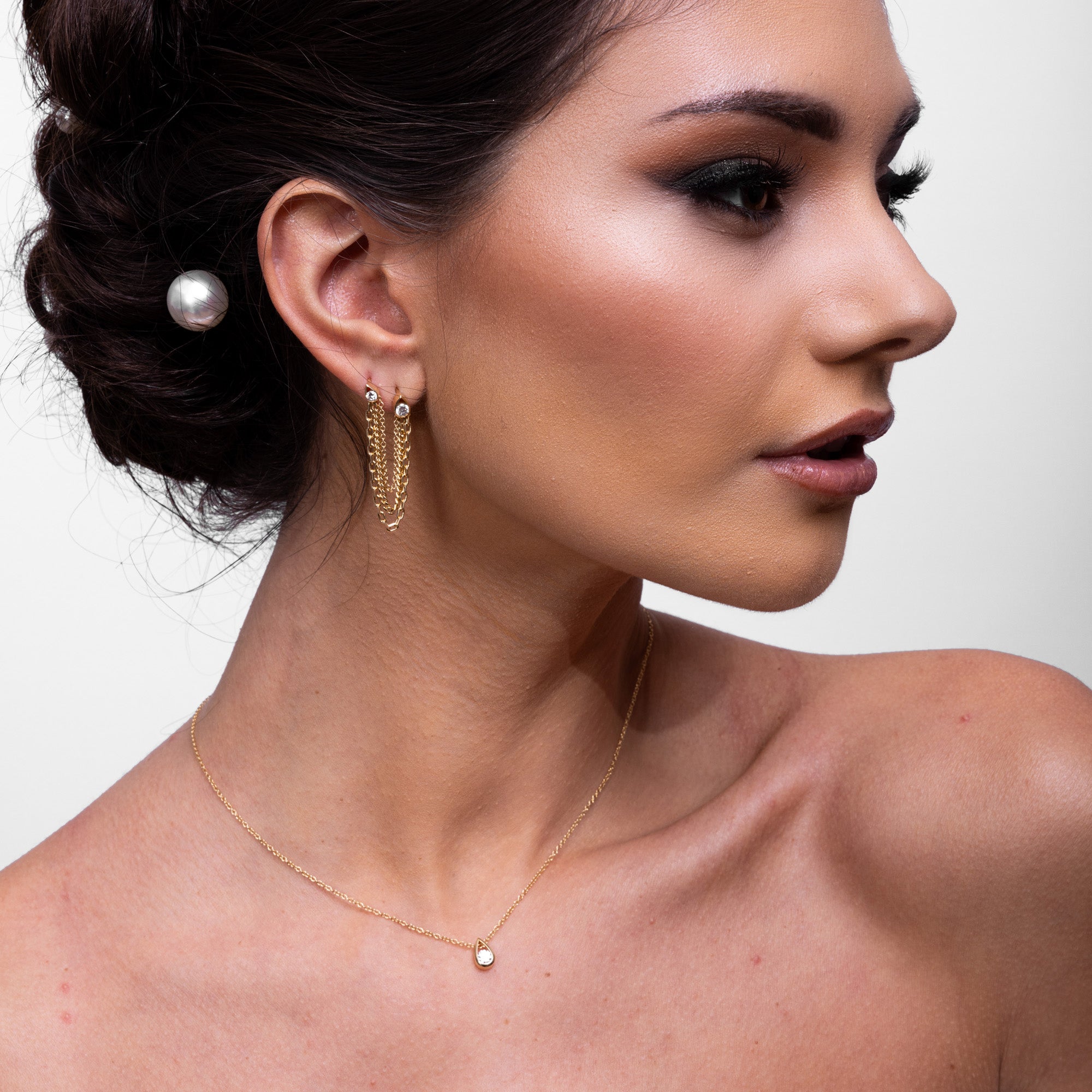 Opulence Double Piercing Earring