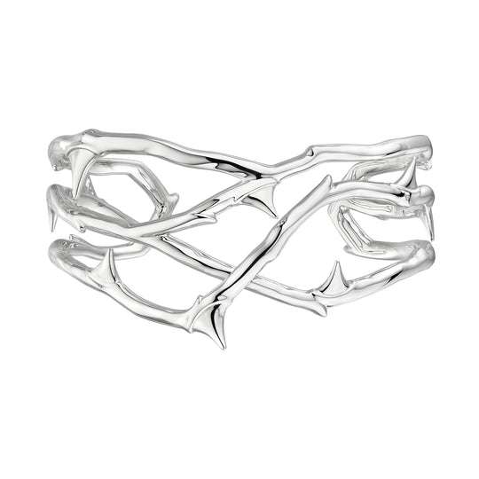 ROSE THORN SILVER SMALL CUFF