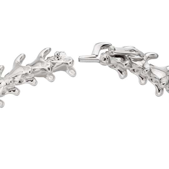 SILVER SERPENTS TRACE SLIM BRACELET