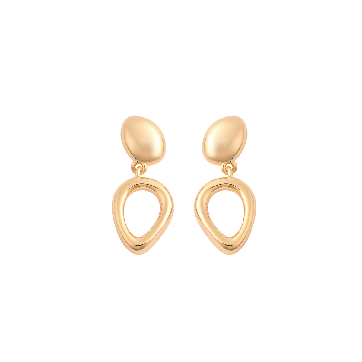Volcan Stud Drop Earrings