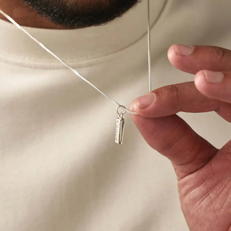 Men&#39;s Curb Chain ChloBo Ingot Necklace