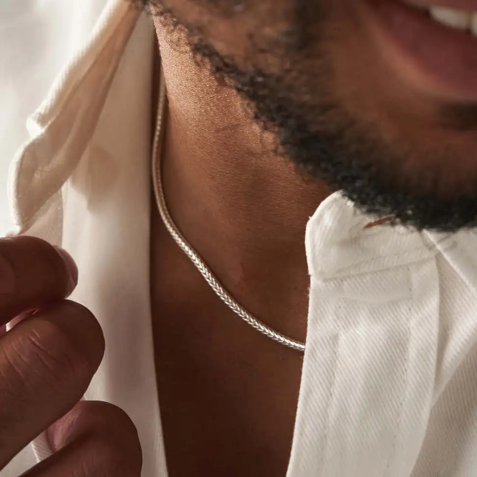 Men&#39;s Fox Tail Chain Necklace